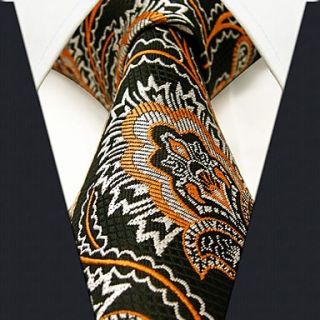 Mens Casual Silk Multicolor Floral Print Necktie