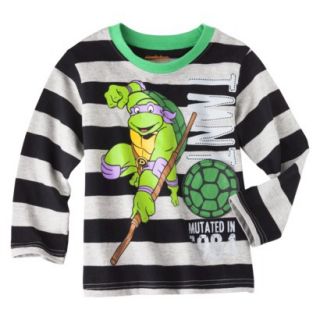 Teenage Mutant Ninja Turtles Infant Toddler Boys Long Sleeve Tee   Gray 12 M