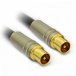 Coaxial Closed circuit Cable M/M for HDTV Gray(3M)