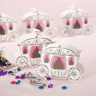 Enchanted Carriage Fairytale Themed Favor Box (Set of 12)