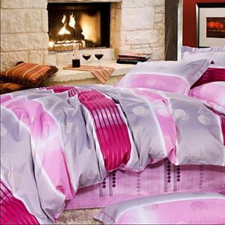 SINUOER Cotton Twill Four Piece Bedclothes Warm And Sweet(Screen Color)