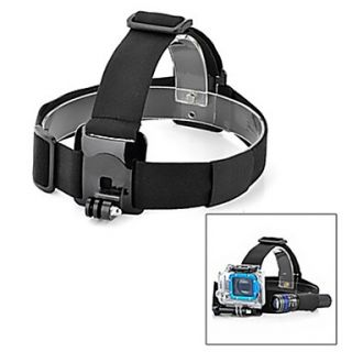 HGYBEST Camera Fixed Headband for GoPro Hero2 / Hero3 / 3 / Flashlight   Black