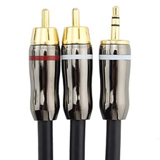 C Cable 3.5mm Male to 2xRCA Male Audio Cable (3M)