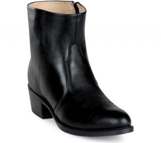 Mens Durango Boot DB950 7   Black Fullgrain Leather Side Zip Boots