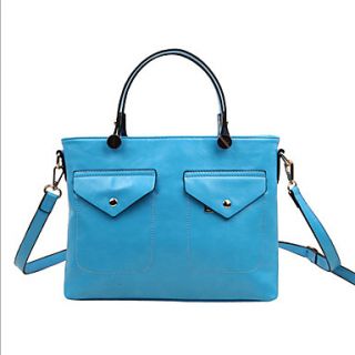 HONGQIU Womens Fashion Casual Tote Bag(Blue)