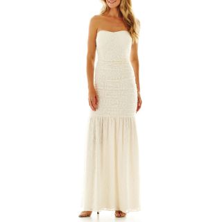 LILIANA Sweetheart Lace Gown, Ivory