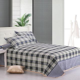SINUOER Flax Three Piece Bedclothes Infinite Style(Screen Color)