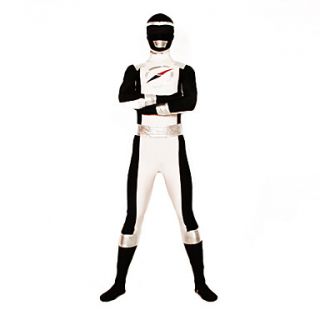 Power Ranger GoGo Sentai Boukenger Bouken Black Zentai Cosplay Costume