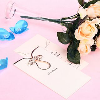 Cheongsam Style WrapPocket Wedding Invitation   Set of 50 (More Colors)