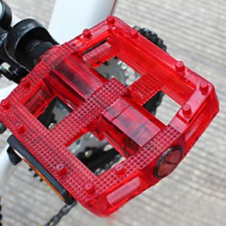 CoolChange PC Material Ultralight Anti Slip Red Ball Bearing Pedal