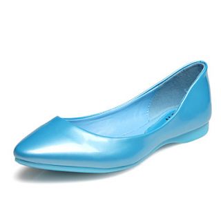 XNG 2014 Korean New Candy Color Sweet Bright Soft Shoes (Blue)
