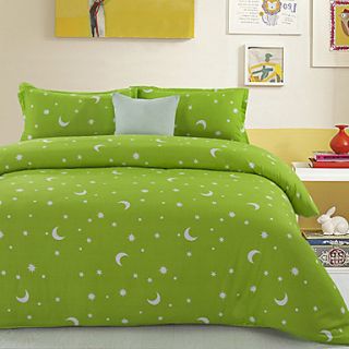 Mainstream Stars And Moon Pattern Crushed Velour Small 3 PCS Set Bedding