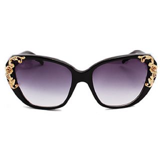 Helisun Womens Europe Palace Large Frame Sunglasses 5016 5 (Black)