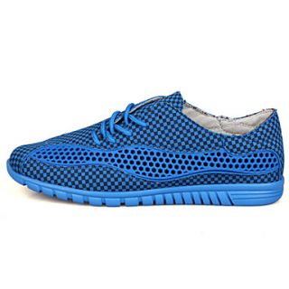 Trend Point Mens Trendy Simple Sneakers(Blue)