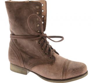 Womens Steve Madden Troopa   Mocha Leather Boots