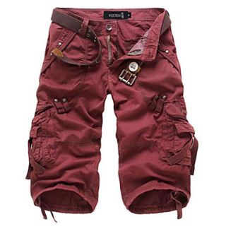 ZZT Korean Version Loose Multi Pocket Overalls Casual Summer Short Pants