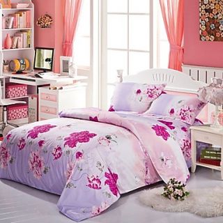 Mainstream Elegant Flower Pattern Large 4 PCS Set Bedding