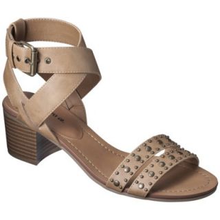 Womens Mossimo Supply Co. Kat Block Heel Sandal   Neutral 7