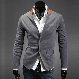 Cocollei mens knit casual coat (gray)