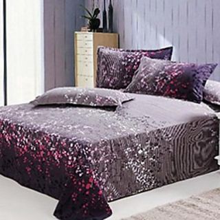 Luolaiya Beautiful Dream Diamond Velvet Quilt(Purple)