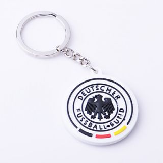 German National Emblem Rubber Key Buckle