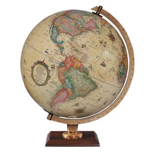 Replogle Carlyle 12 inch Diam. Tabletop Globe Multicolor   83502