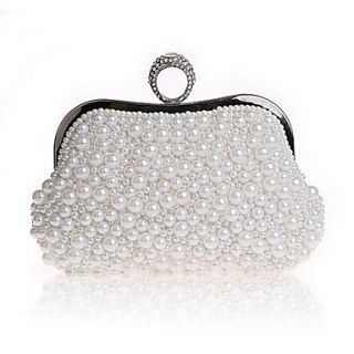 Womens Pearl Fashion Beads Evening Bag