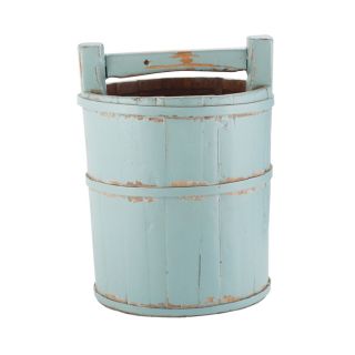 Vintage Chinese Wooden Water Bucket