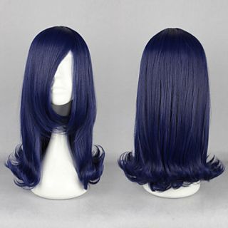 Harajuku Style Cosplay Synthetic Wig Lolita Long Wavy Wig(Blue)