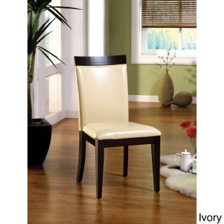 Furniture Of America Brennan Two tone Contemporary Dining Chairs (set Of 2)