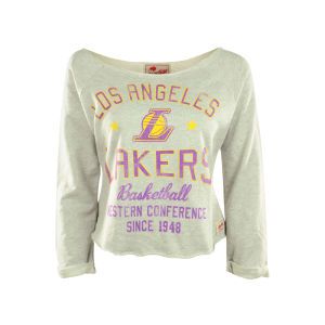 Los Angeles Lakers NBA Womens Crop Long Sleeve Top