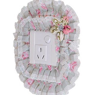 Flower and Lace Light Switch Stickers