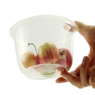 Disposable Plastic Bowl, Set of 10, L12cm x W13cm x H1cm