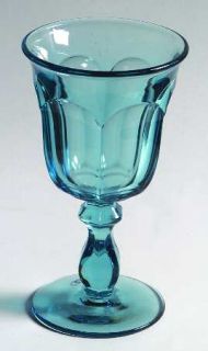 Imperial Glass Ohio Old Williamsburg Light Blue Water Goblet   Stem #341,Light B
