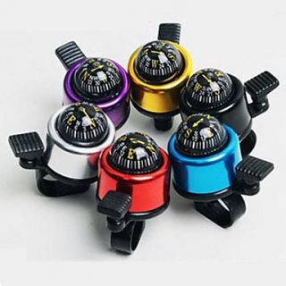 Small Aluminum Alloy Bicycle Compass Bell Ring(Random Color)