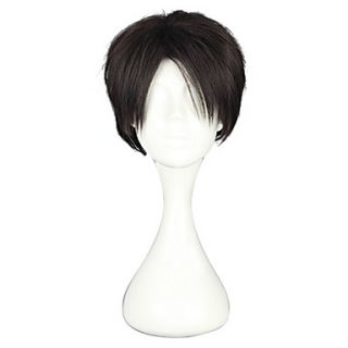 Harajuku Style Cosplay Synthetic Wig Attack On Titan Chief Officer Wig(Darkest Brown)