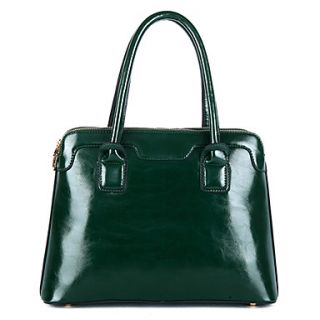 Daidai Womens Vintage PU Leather Emerald Tote