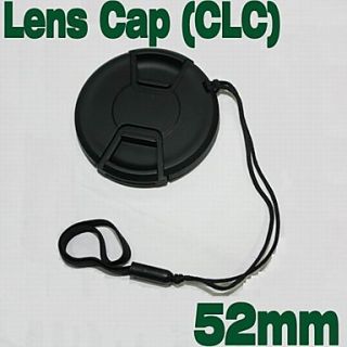 Emora 52mm Center Release lens Cap with Keeper