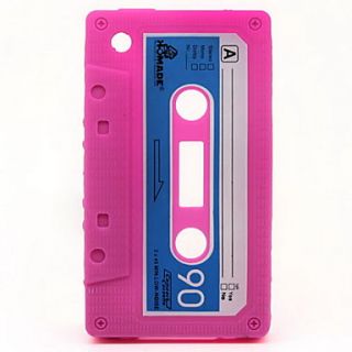 Cassette Style Silicon Case for iPhone 3 (Rose Pink)