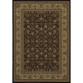 Royal Rectangular Rugs, Black