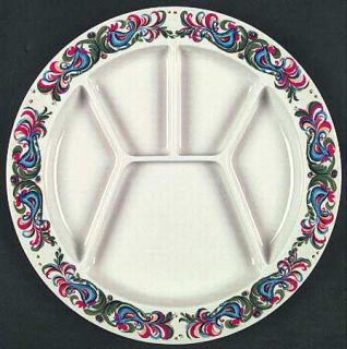 Villeroy & Boch Vil32 Fondue Plate, Fine China Dinnerware   Continuous Border Of
