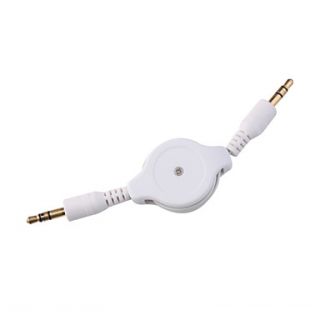 3.5mm M to M Retractable Audio Data Cable for iPod/iPhone/iPad/ Players