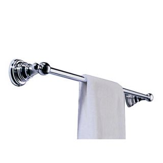 Chrome Finish Bathroom Accessories Brass Single Towel Rod