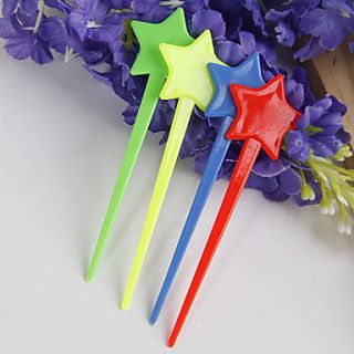 Plastic Star Tip Hor doeuvre Forks (Set of 50)