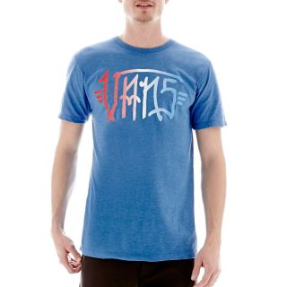 Vans Graphic Tee, Royal Hthr Fader, Mens