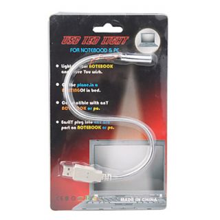 Flexible USB LED Laptop/Notebook Light (Silver)