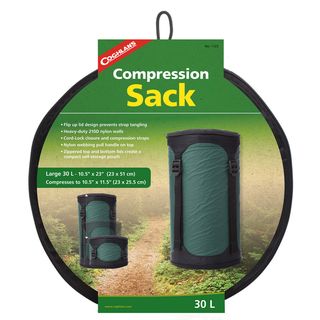 Green 30l Compression Sack (GreenDimensions 23 inches long x 10.5 inches wide x 1.47 inches highWeight 2 pounds )