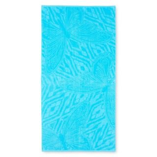 JCP Home Collection  Home Jacquard Butterfly Beach Towel, Turquoise b