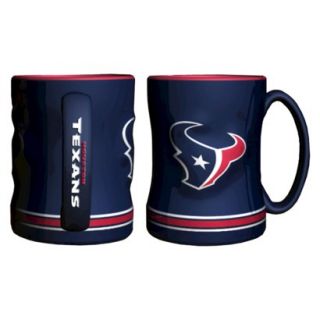 Boelter Brands NFL 2 Pack Houston Texans Relief Mug   15 oz