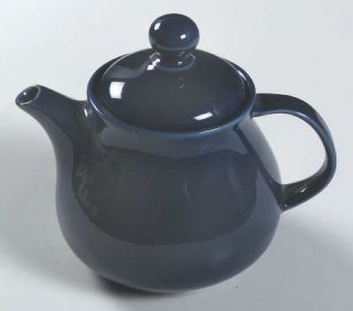 Nancy Calhoun Solid Color Sapphire Teapot & Lid, Fine China Dinnerware   All Sap